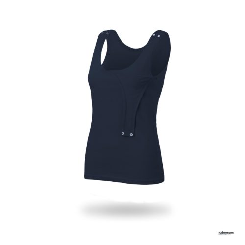 Fun2bemum maternity nursing tank top Emma ciazowa bluzka do karmienia-2 black