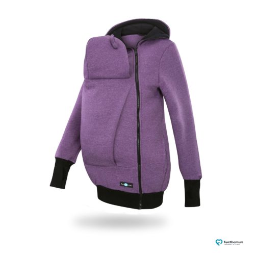 Fun2bemum babywearing sweatshirt jacket Maya bluza do noszenia-1 purple