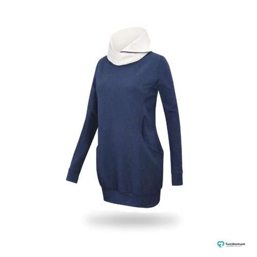 Fun2bemum maternity nursing sweatshirt Lily ciazowa bluza do karmienia 2 jeans