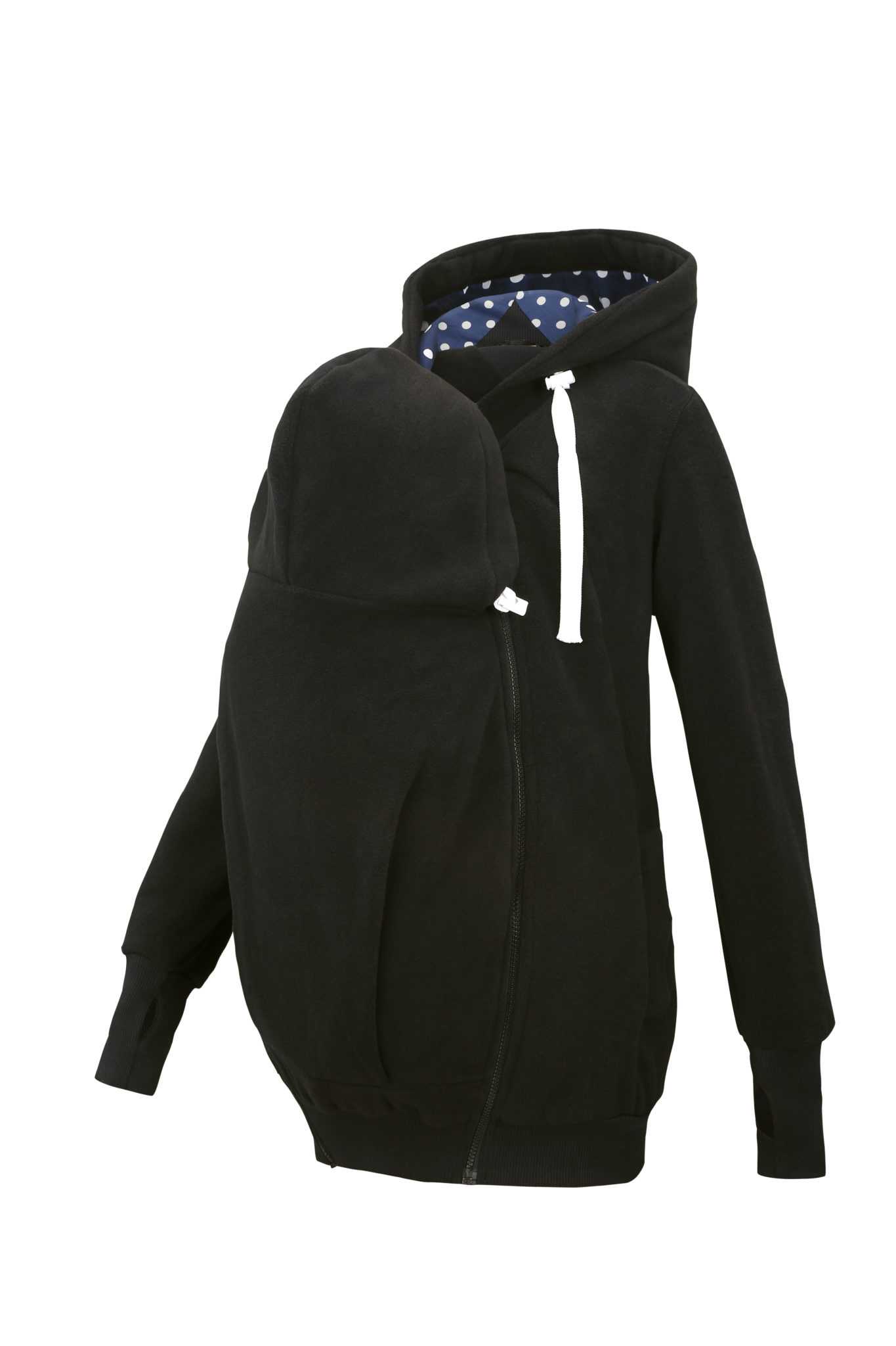 KOALA duch czarny-granat kropeczki