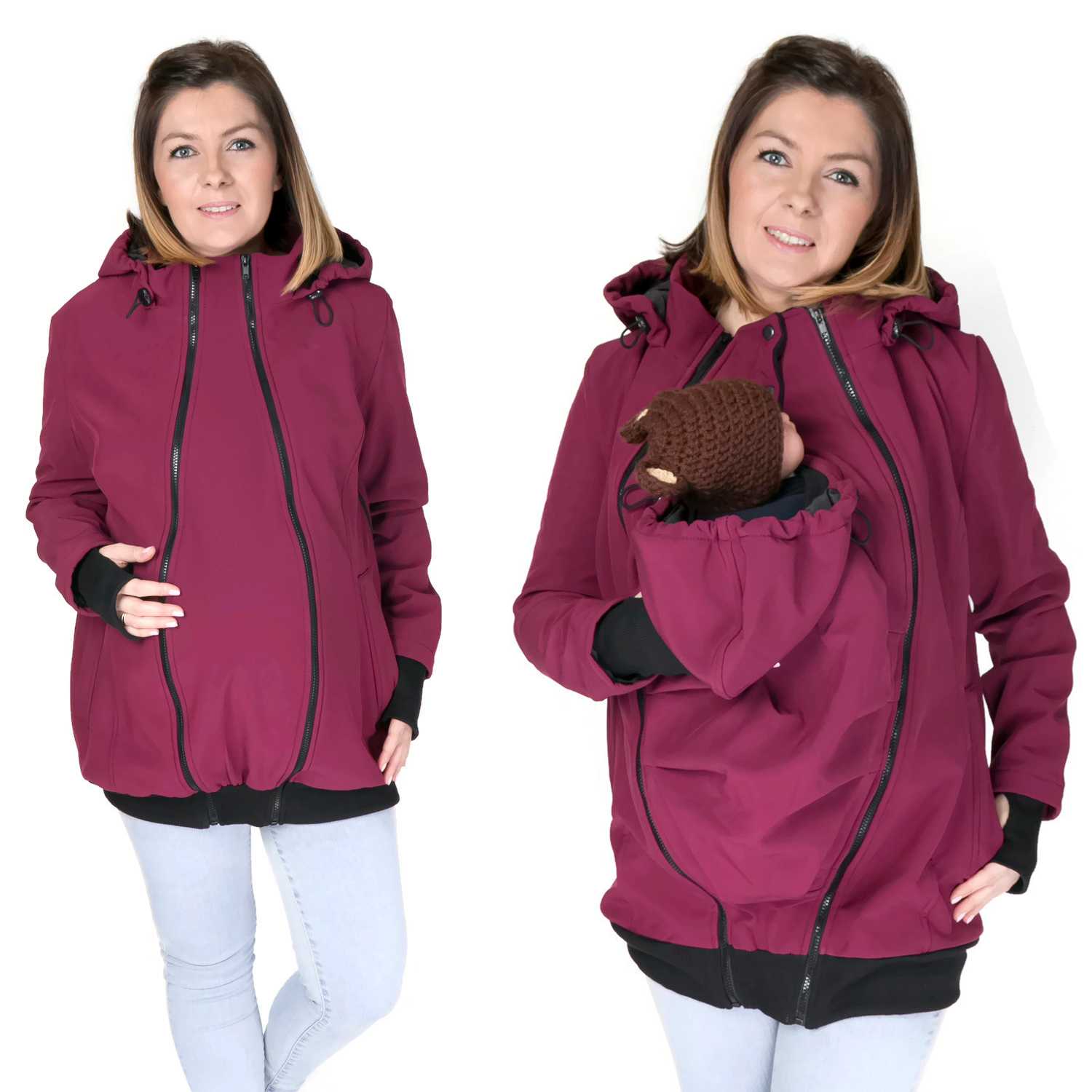 collage plum softshell