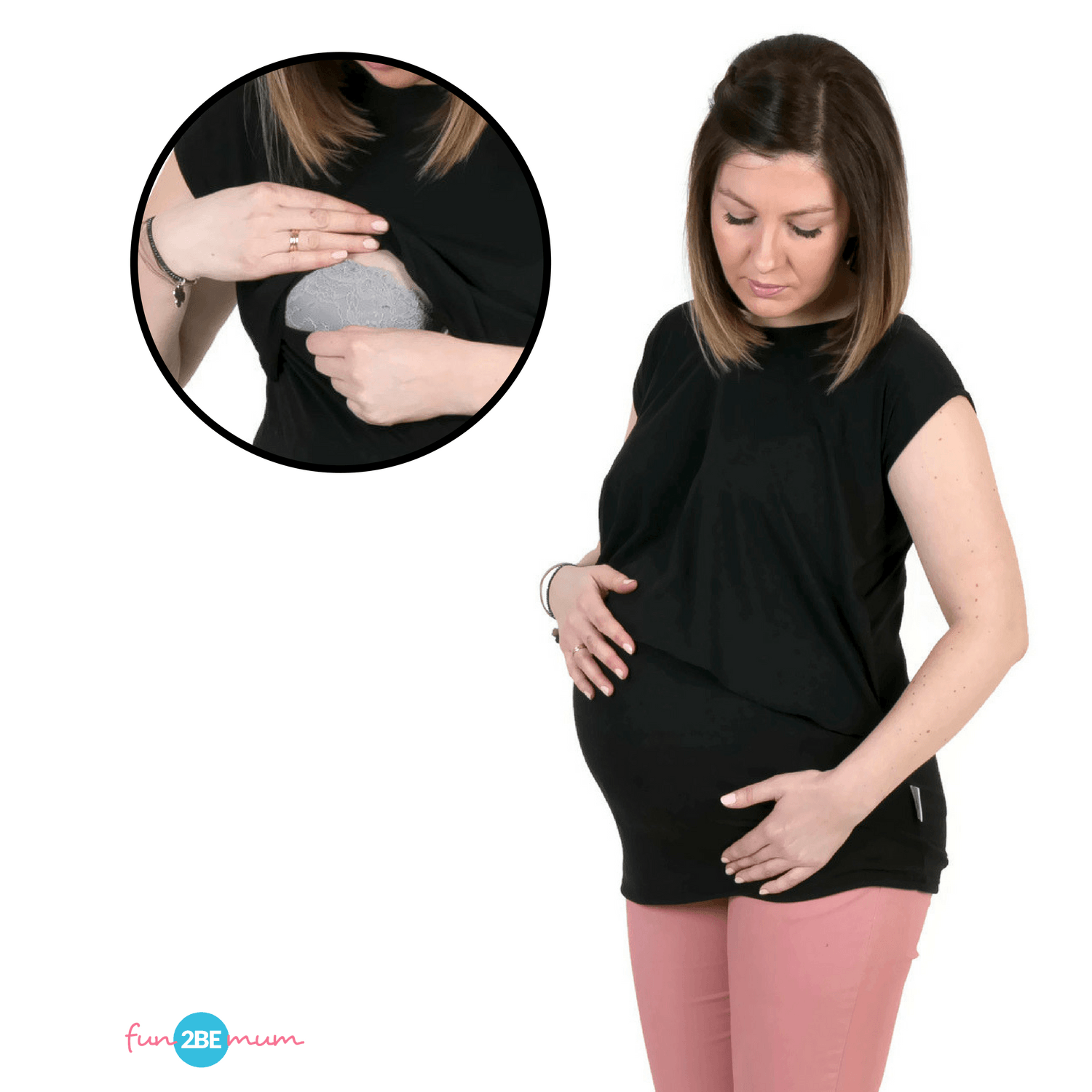 tunika falbanka black