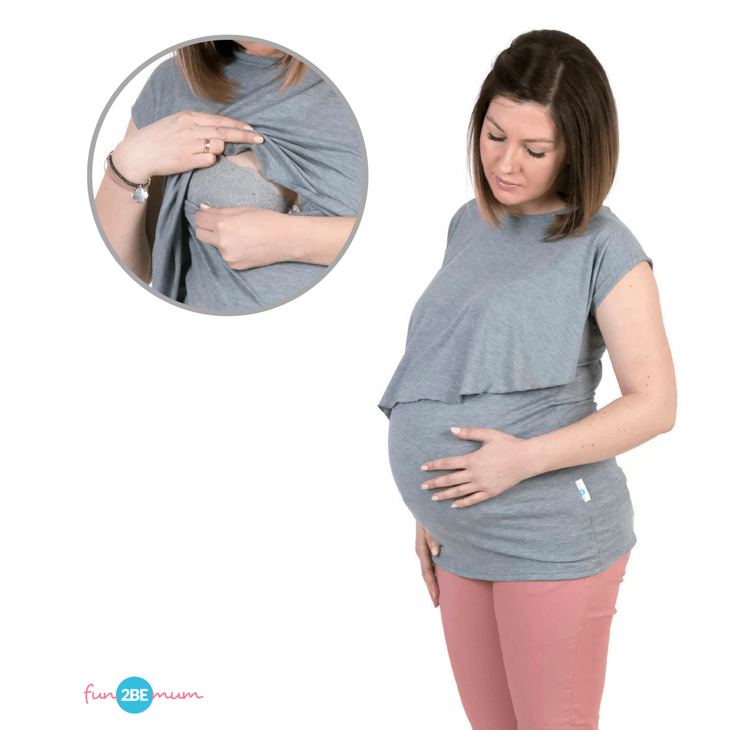 tunika falbanka gray