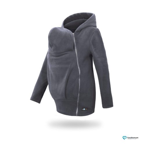 Fun2bemum babywearing fleece jacket Basic bluza do noszenia-3 graphite