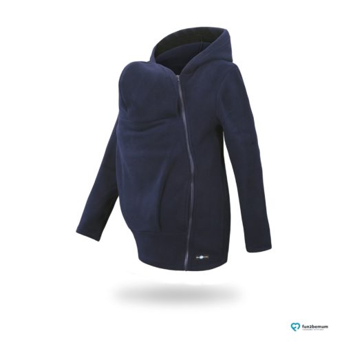 Fun2bemum babywearing fleece jacket Basic bluza do noszenia-3 navy