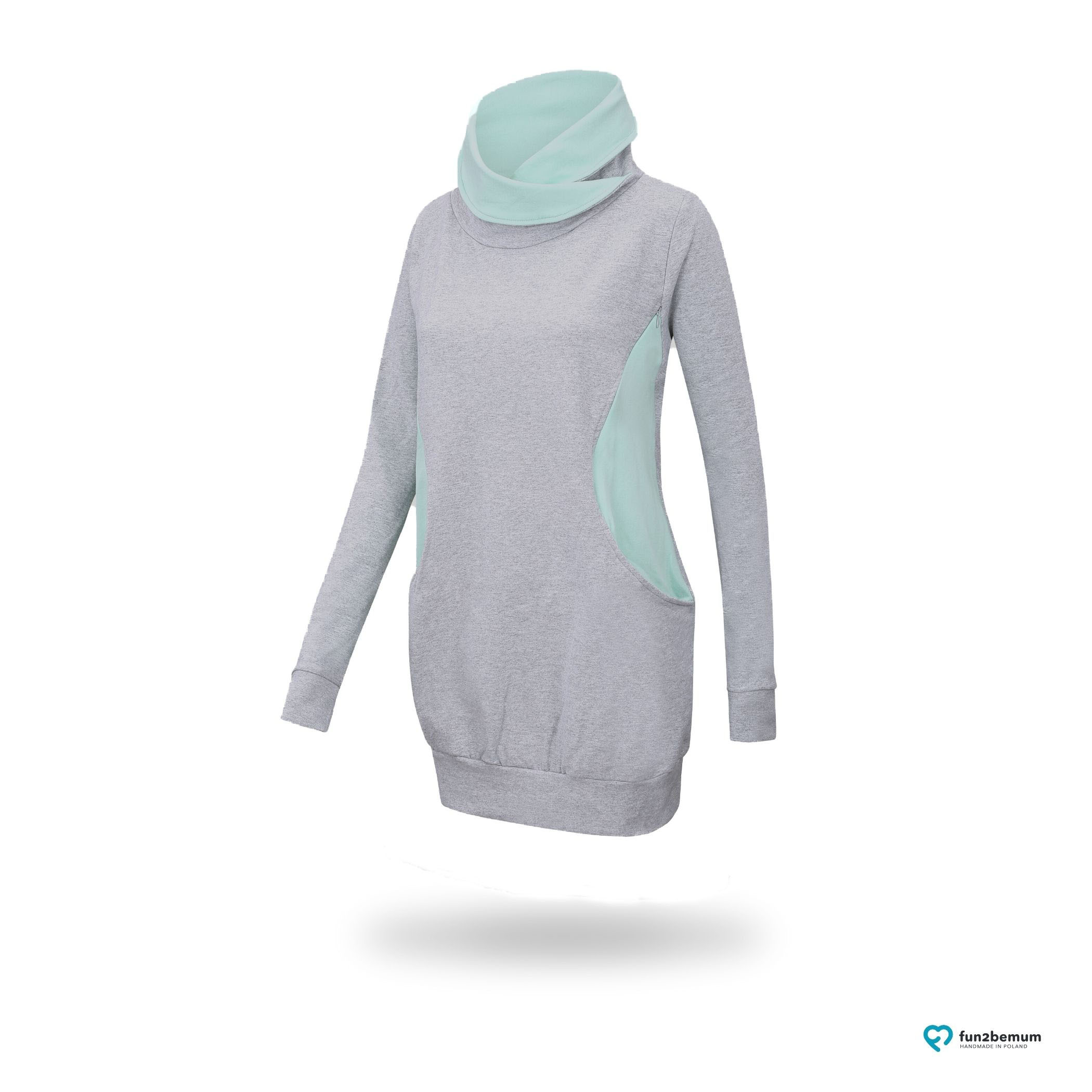 Fun2bemum_maternity_nursing_sweatshirt_Lily_ciazowa_bluza_do_karmienia (1) Fun2bemum maternity nursing sweatshirt Lily ciazowa bluza do karmienia 1 szary mięta