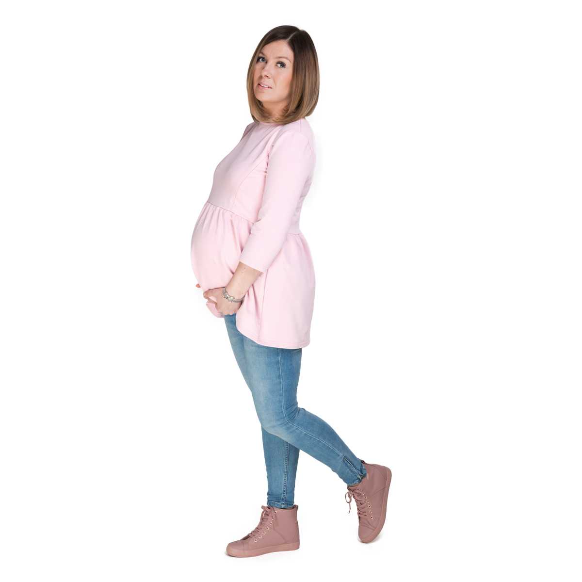 Tunika pudrowy róż 5