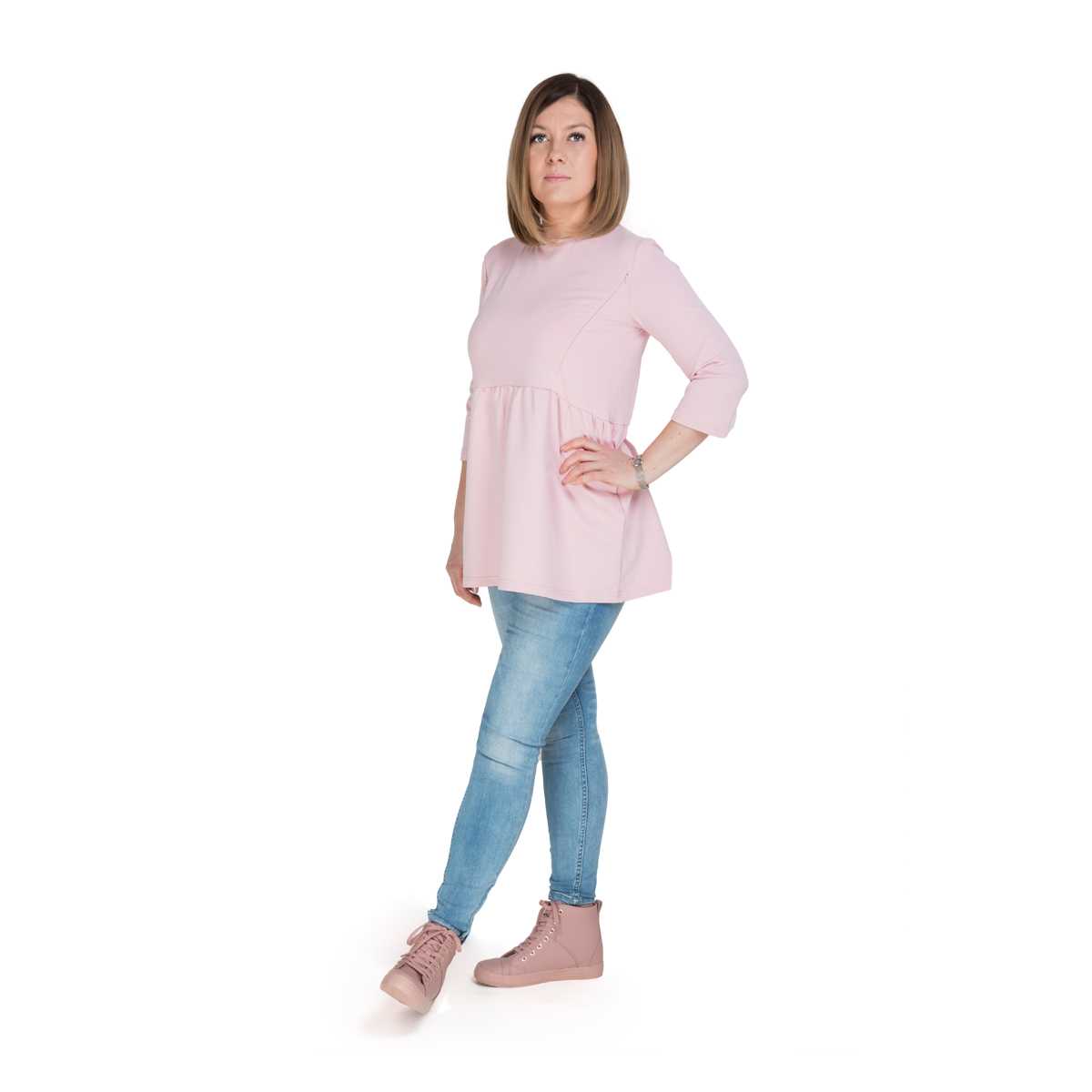 Tunika pudrowy róż 7