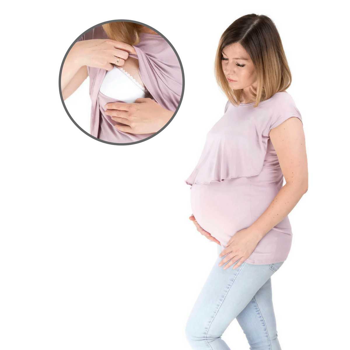 LUCIA short sleeve lavender 1x1