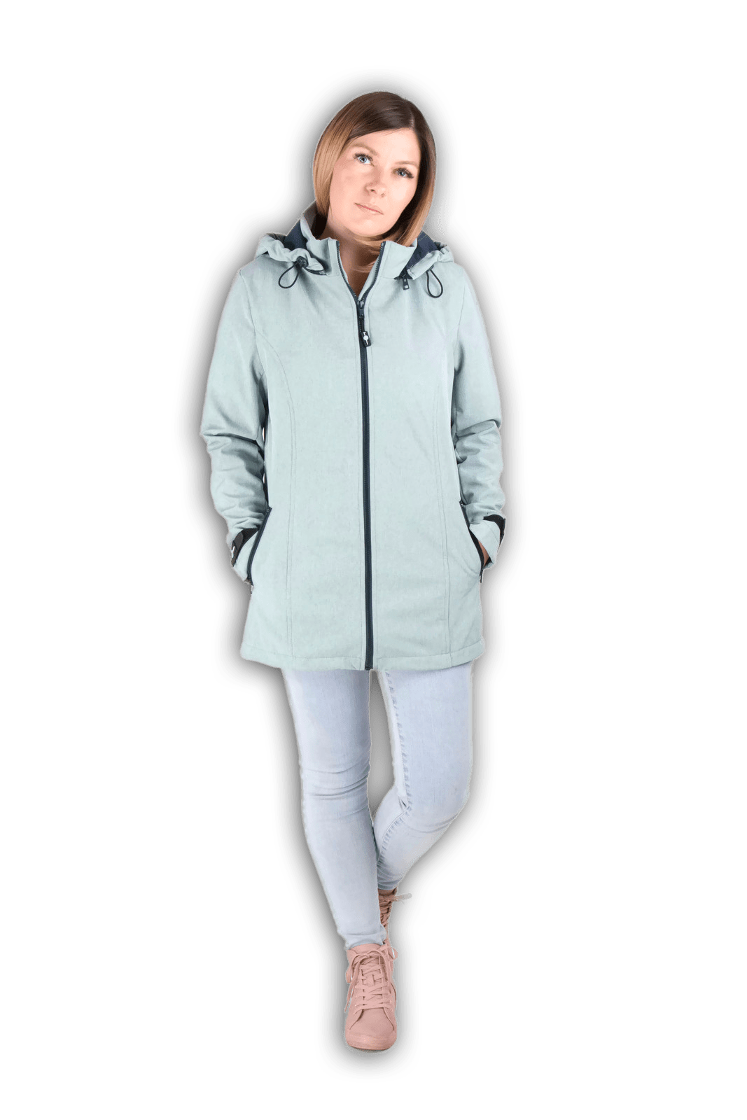 Kurtka_softshell_melange_mint