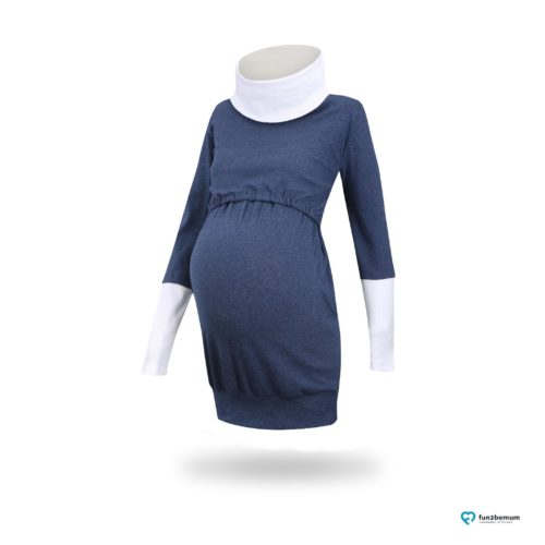 Fun2bemum maternity nursing tunic sweatshirt Olivia tunika ciazowa do karmienia-3 jeans