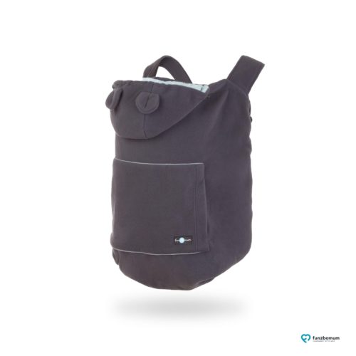 Fun2bemum babywearing fleece cover oslonka ghost (1) - grafitowa