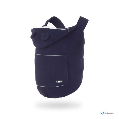 Fun2bemum babywearing fleece cover oslonka ghost (2) - granatowa