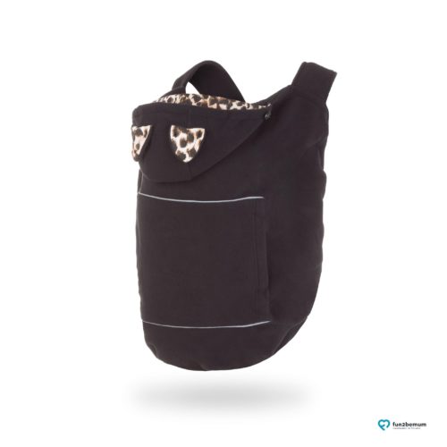 Fun2bemum babywearing fleece cover oslonka ghost (3) - tygrys czarny