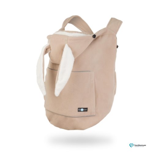 Fun2bemum babywearing fleece cover oslonka ghost (5)- królik beż