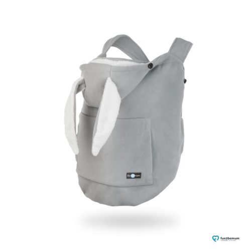 Fun2bemum babywearing fleece cover oslonka ghost (6) - królik szary