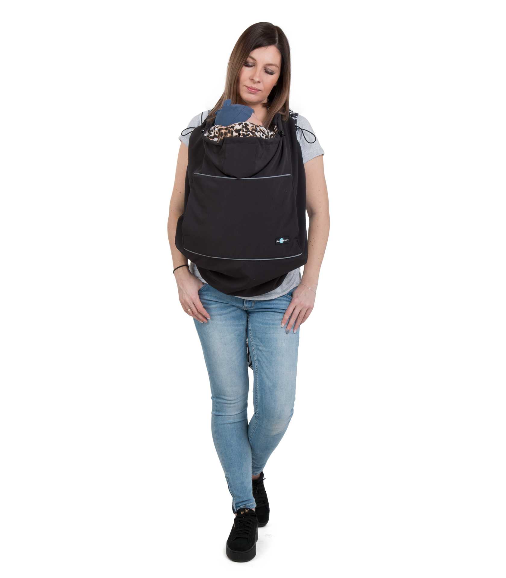 nosidło softshell BLACK_8 mamaville