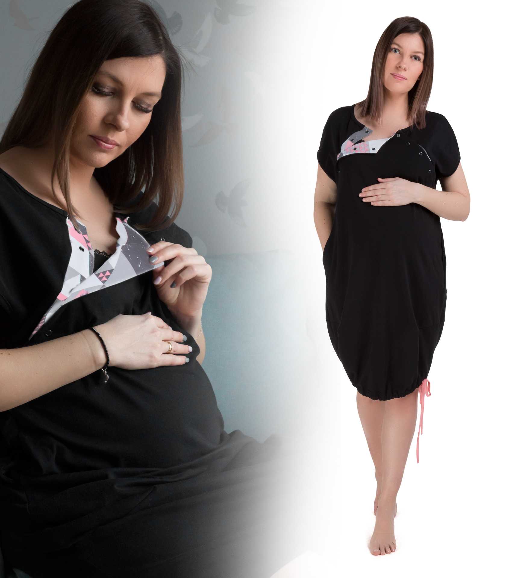 MARLEN black - triangles collage mamaville