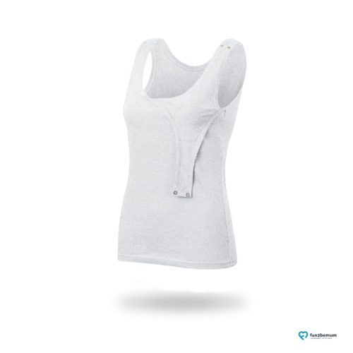 Fun2bemum maternity nursing tank top Emma ciazowa bluzka do karmienia-1 grey
