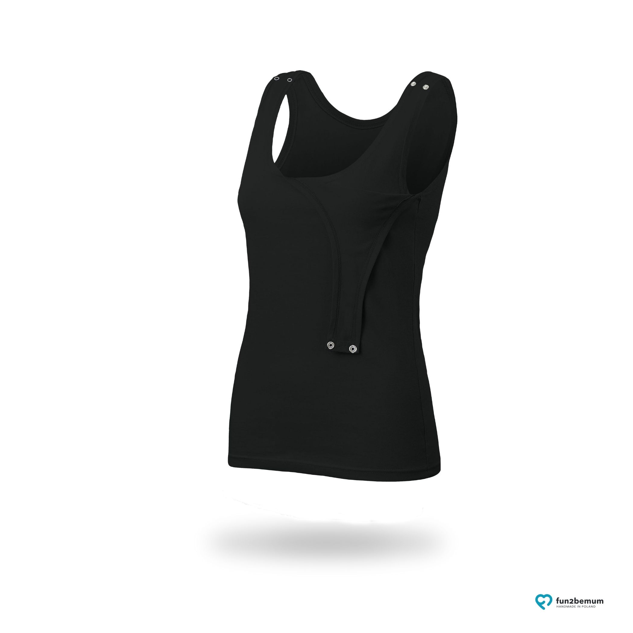 Fun2bemum_maternity_nursing_tank_top_Emma_ciazowa_bluzka_do_karmienia (2) Fun2bemum maternity nursing tank top Emma ciazowa bluzka do karmienia-2 black