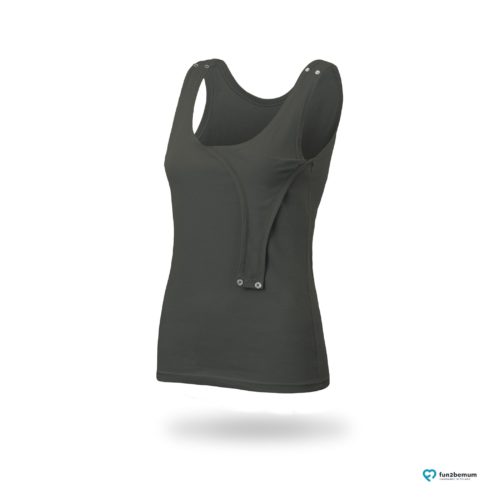 Fun2bemum maternity nursing tank top Emma ciazowa bluzka do karmienia-4 khaki