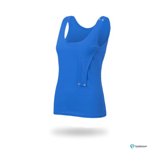 Fun2bemum maternity nursing tank top Emma ciazowa bluzka do karmienia-8 blue