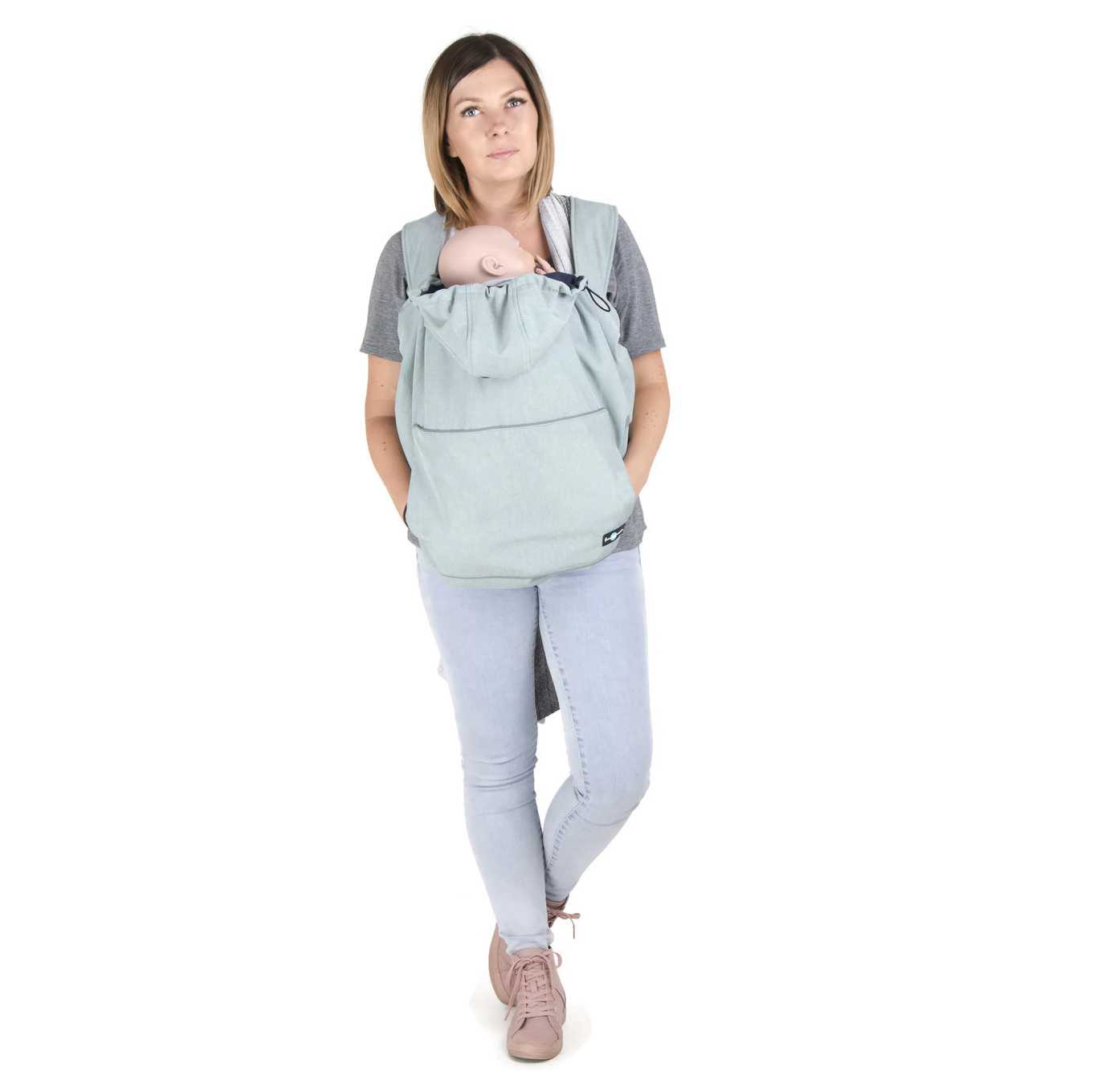 Osonka_softshell_dust_mint_melange 1x1