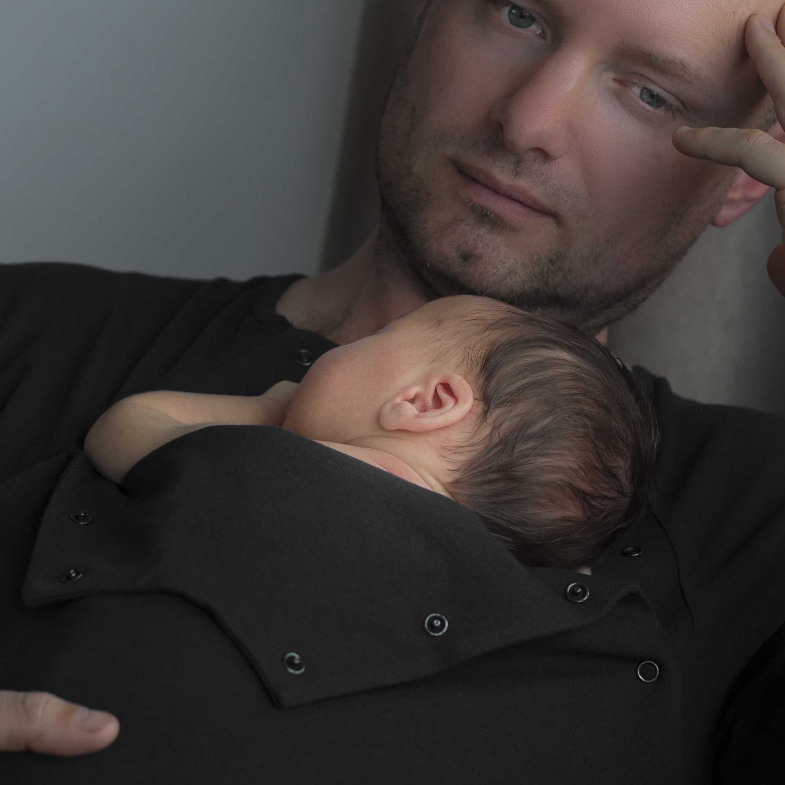 CZARNY koszulka do kangurowania 1x1_1