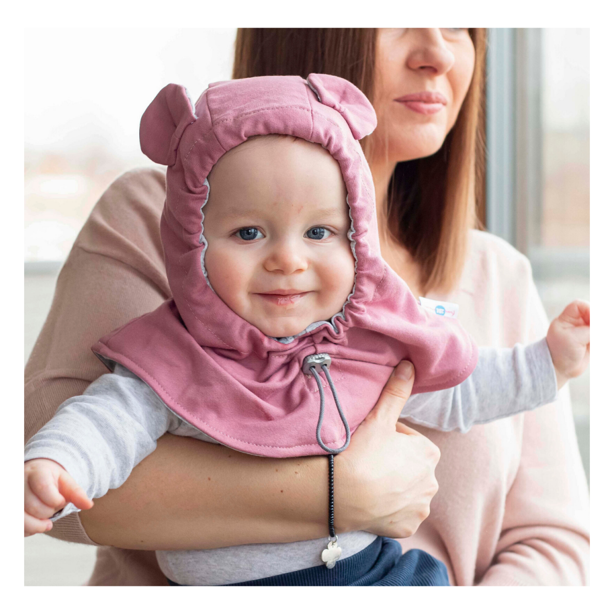 czapeczka brudny róż