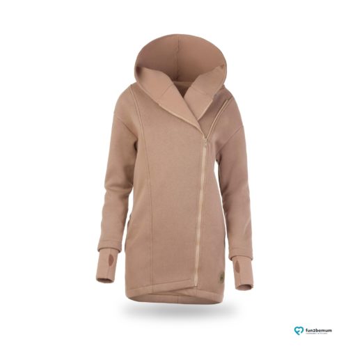 Fun2bemum babywearing coat plaszcz do noszenia ghost (2) - latte