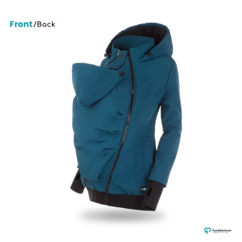 Fun2bemum babywearing softshell jacket Everest do noszenia petrol green