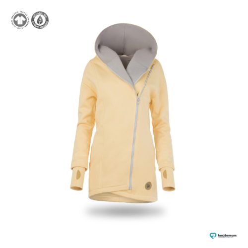 Fun2bemum babywearing coat plaszcz do noszenia ghost (9) - bananowy