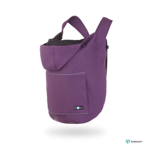 Fun2bemum babywearing softshell cover ghost (10) - fiolet melanż