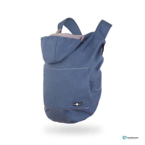 Fun2bemum babywearing softshell cover ghost (12) - granat melanż