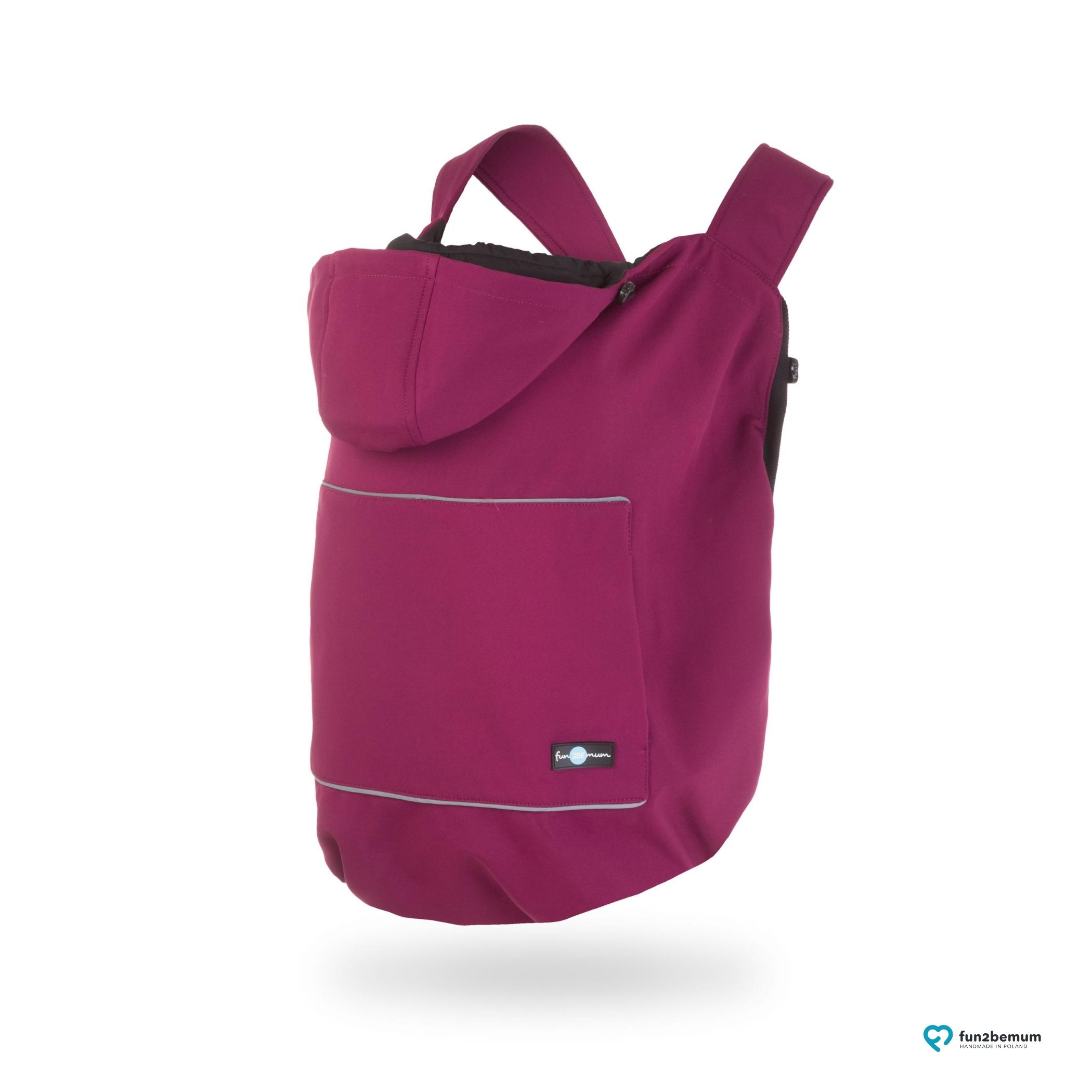 Fun2bemum_babywearing_softshell_cover_ghost (2) Fun2bemum babywearing softshell cover ghost (2) - śliwka