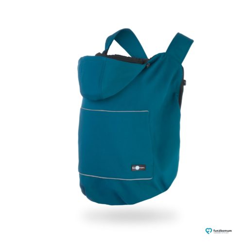 Fun2bemum babywearing softshell cover ghost (5) - butelkowa zieleń