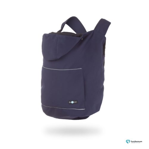Fun2bemum babywearing softshell cover ghost (6) - granatowy