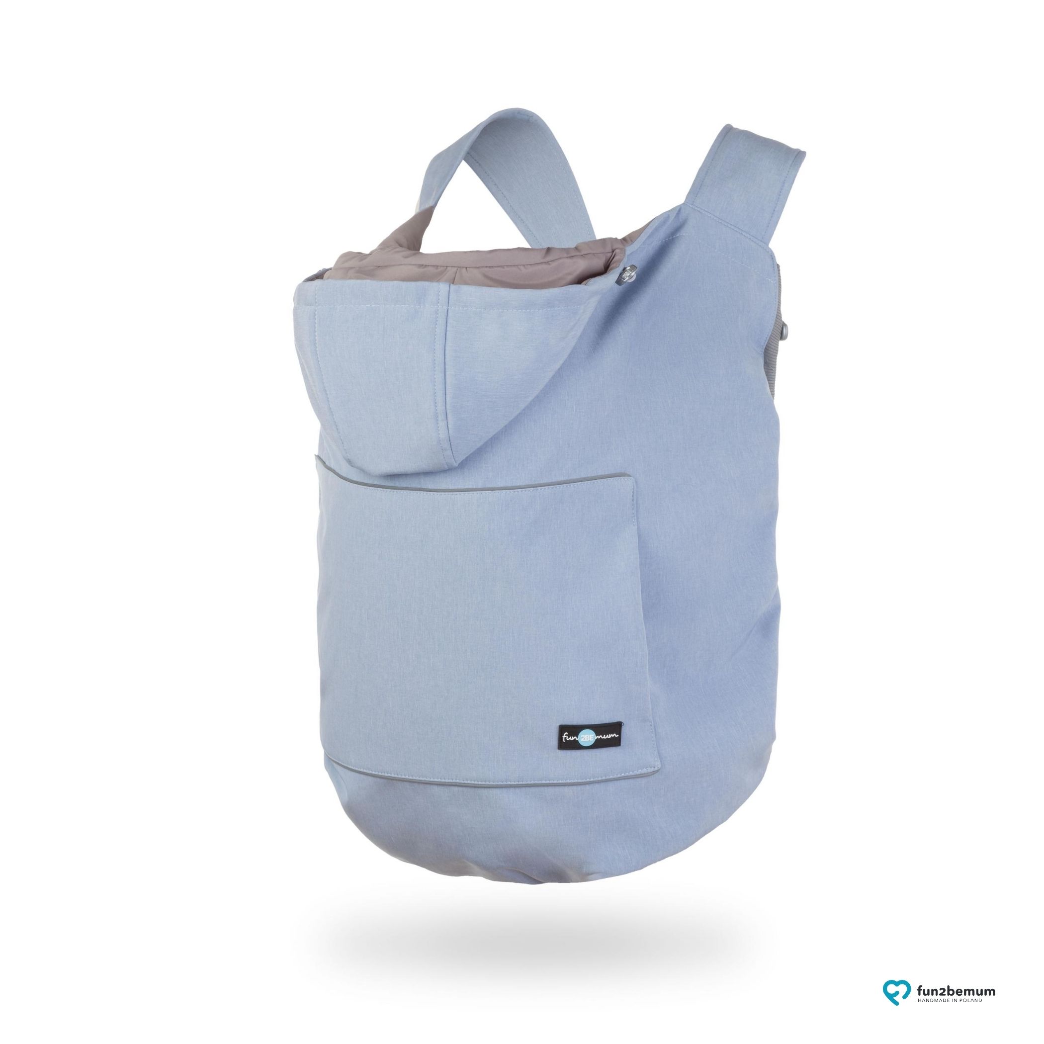 Fun2bemum_babywearing_softshell_cover_ghost (8) Fun2bemum babywearing softshell cover ghost (8) - baby blue