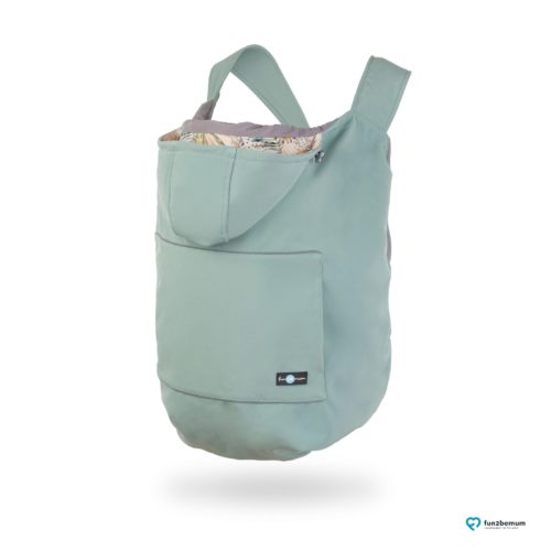 Fun2bemum babywearing softshell cover ghost (9) - mięta